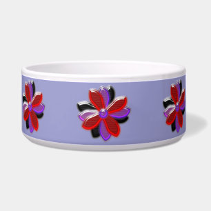 Shining Daisy Flower Dog Bowl