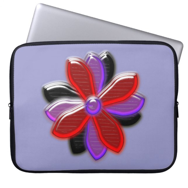 Shining Daisy Flower Laptop Bag (Front)