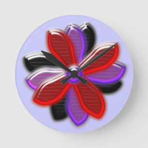 Shining Daisy Flower Wall Clock