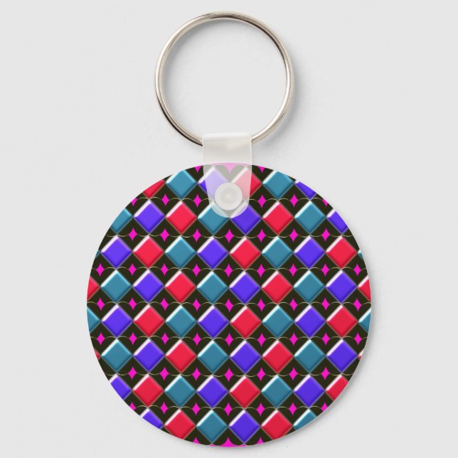 Shining Diamonds Create your own Keychain (Front)