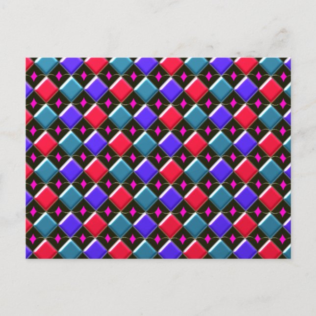 Shining Diamonds Create your own Postcard (Front)