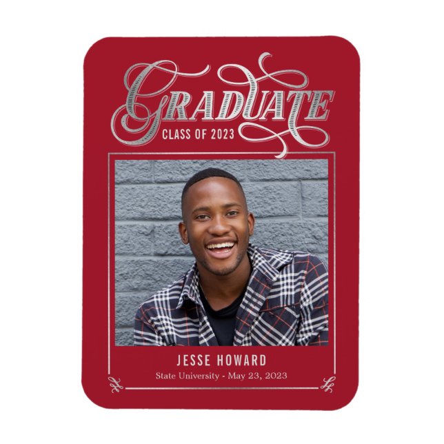 Shining Future Editable Colour Graduation Magnet (Vertical)