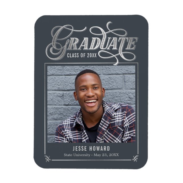 Shining Future Editable Colour Graduation Magnet (Vertical)