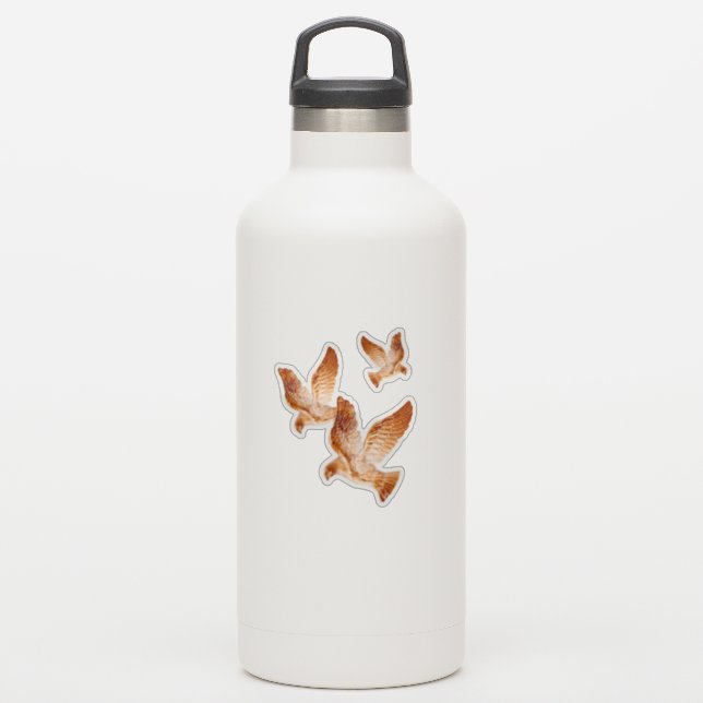 Shining Golden Doves (Waterbottle)
