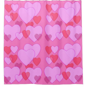 Shining heart Valentine background pink