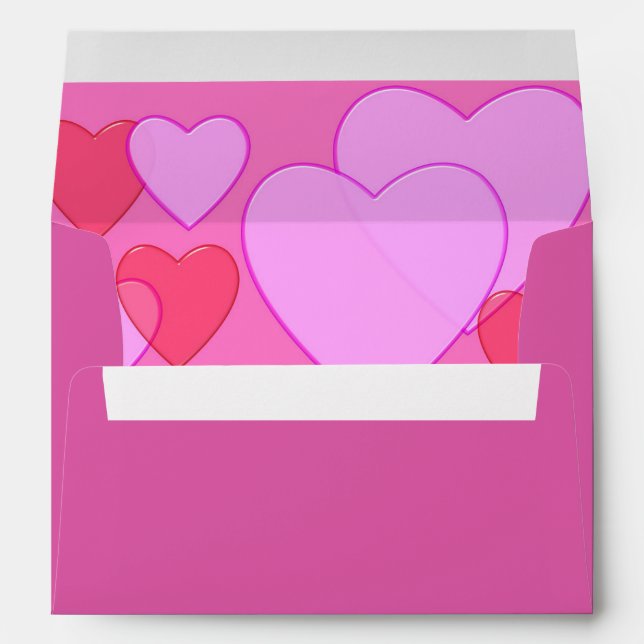 Shining heart Valentine, Envelope (Back (Bottom))