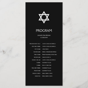 Shining Star Bar/Bat Mitzvah Program