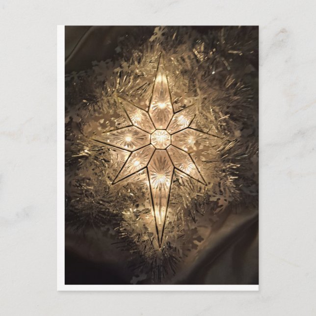 Shining Star Holiday Postcard (Front)