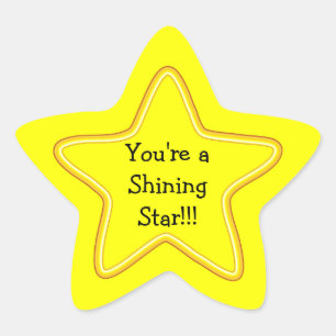 Shining Star Star Sticker