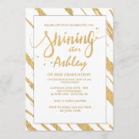 Shining Stripes Invitation