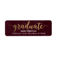 Shining Strong Editable Colour Graduation Label