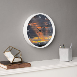 Shining through clock