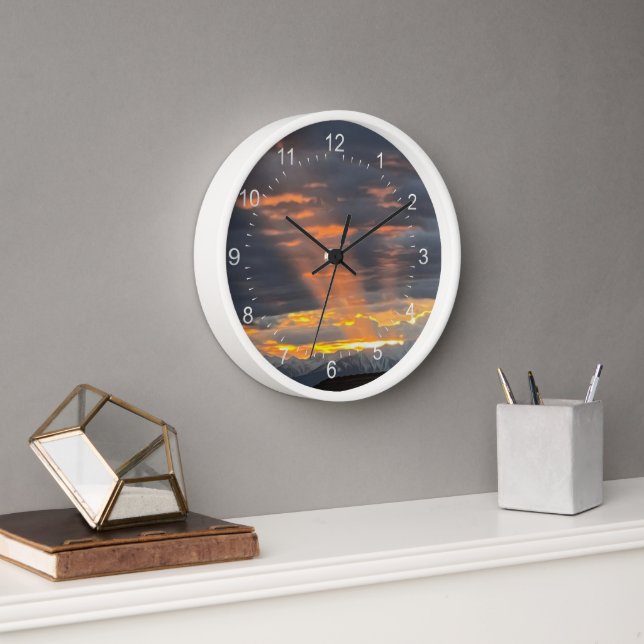 Shining through clock (Office)