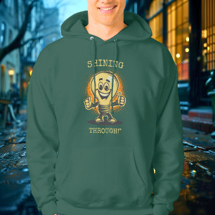 Shining Through! - Luminous Light Bulb Hoodie