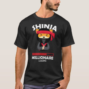 Shinja Millionaire Loading Crypto Blockchain Char T-Shirt