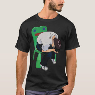 Shinji Ikari dans la chaise Froggy T-shirt classiq