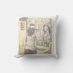 Shinji Nana Throw Pillow