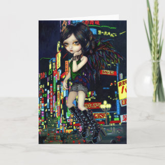 "Shinjuku Angel" Greeting Card
