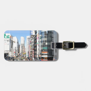 Shinjuku district in Tokyo, Japan Luggage Tag