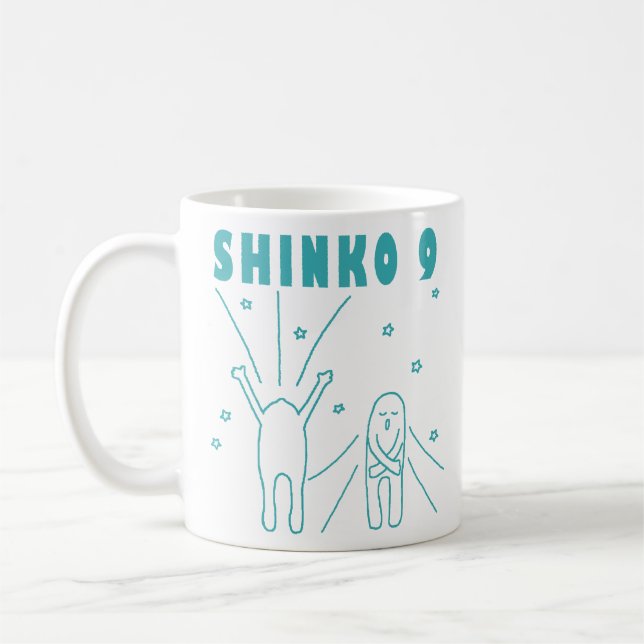 "Shinko 9" Deep Breathing Coffee Mug (Left)