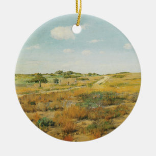 Shinnecock Hills by William Merritt Chase Ceramic Ornament