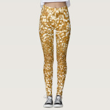 shinning gold women leggings