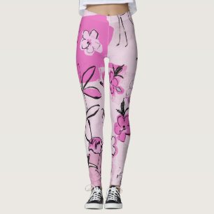 SHINNY PINK LEGGINGS