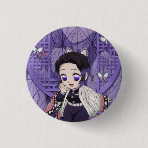 Shinobu Kocho Chibi 1 Inch Round Button