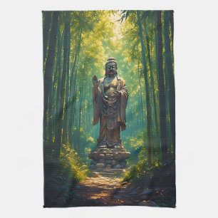 Shinrin no Hotoke (Buddha of the Forest) Kitchen Towel