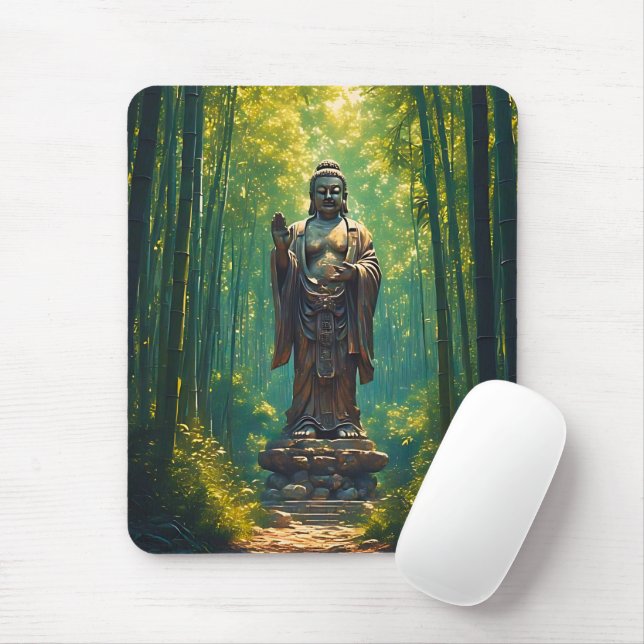 Shinrin no Hotoke (Buddha of the Forest) Mouse Pad (With Mouse)