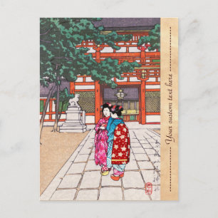 Shinto and its Architecture, Yasaka Shrine Kyoto Postcard