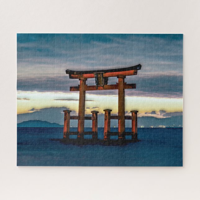 Shinto Shrine-Torii-Japanese Gate Jigsaw Puzzle (Horizontal)