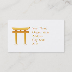 Shinto Symbol Business Card