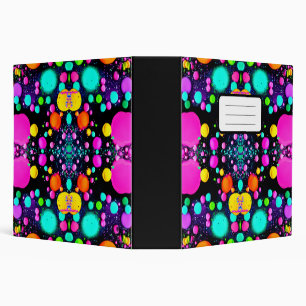 shiny Abstract art Binder