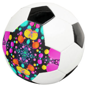 shiny Abstract art Soccer Ball