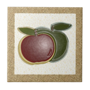 Shiny Apples 3D (textured/specks) Tile