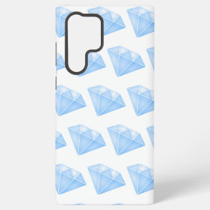 Shiny Blue Diamond Carat Samsung Galaxy Case