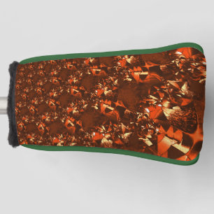 Shiny brownish coral, and similar to relief golf head cover