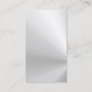 shiny brushed aluminum business card