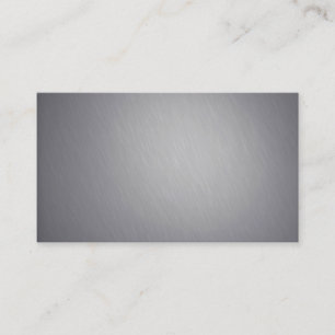 shiny brushed aluminum business card