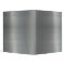 shiny brushed aluminum (faux)