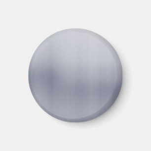 Shiny Brushed Aluminum Textured Magnet
