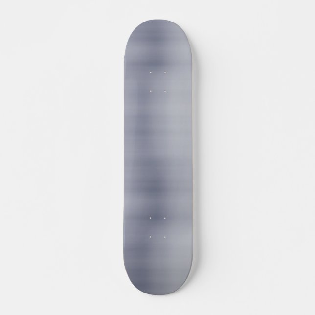 Shiny Brushed Aluminum Textured Skateboard (Front)