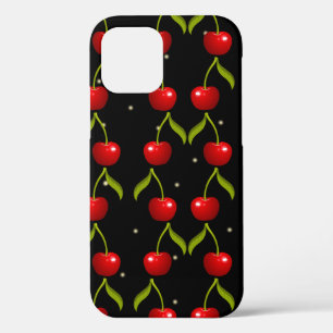 Shiny Cherries Pattern iPhone 12 Case