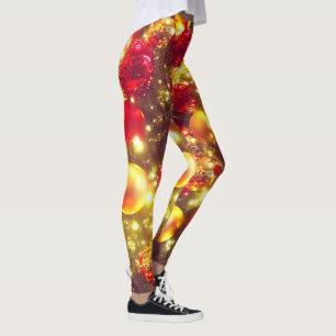 Shiny Christmas Ball Cluster Delight Leggings