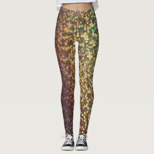 Shiny, confetti , multicolored leggings