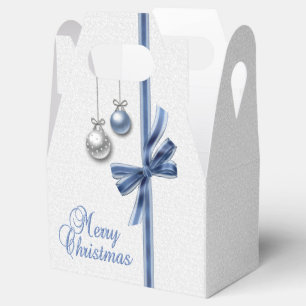 Shiny Elegant Christmas Balls Favor Box