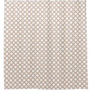 Shiny Elegant Circles Latte Brown on any Colour