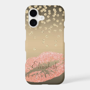 Shiny Foil Confetty Or Diamond ,Lips-Personalized
