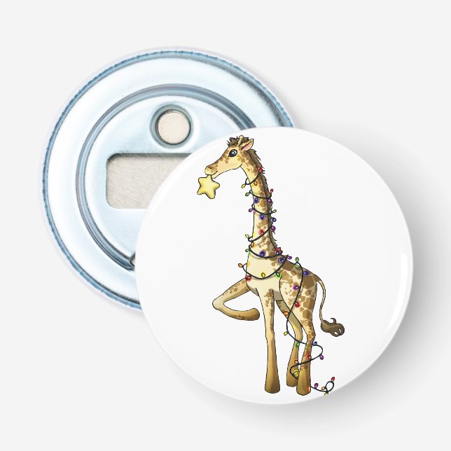 Shiny Giraffe Bottle Opener (Front)